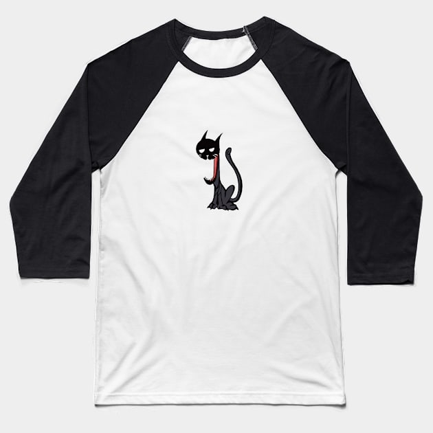 Cat is CUTE ? Baseball T-Shirt by KKM TH